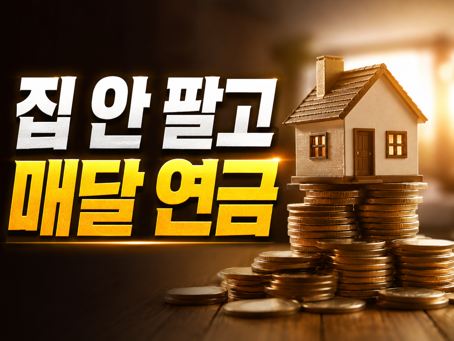 주택연금 2026 — 내 집으로 매달 연금 받는 법·수령액