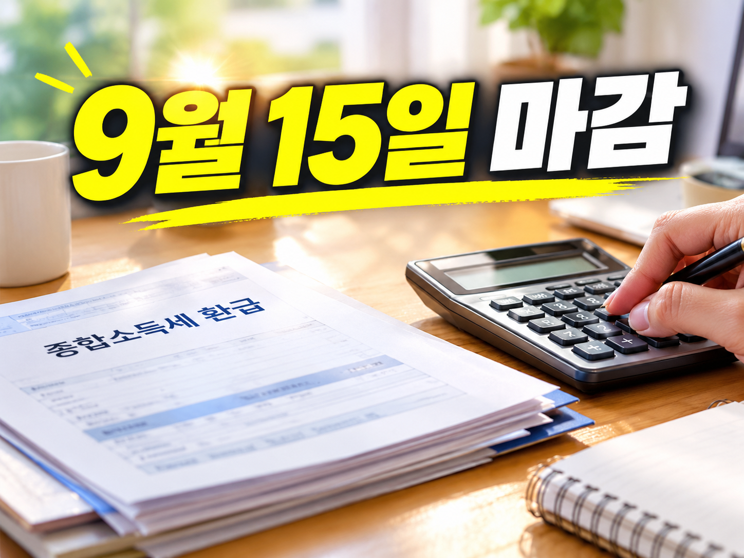근로장려금 반기신청 2026 — 9월 15일 마감, 이 조건에