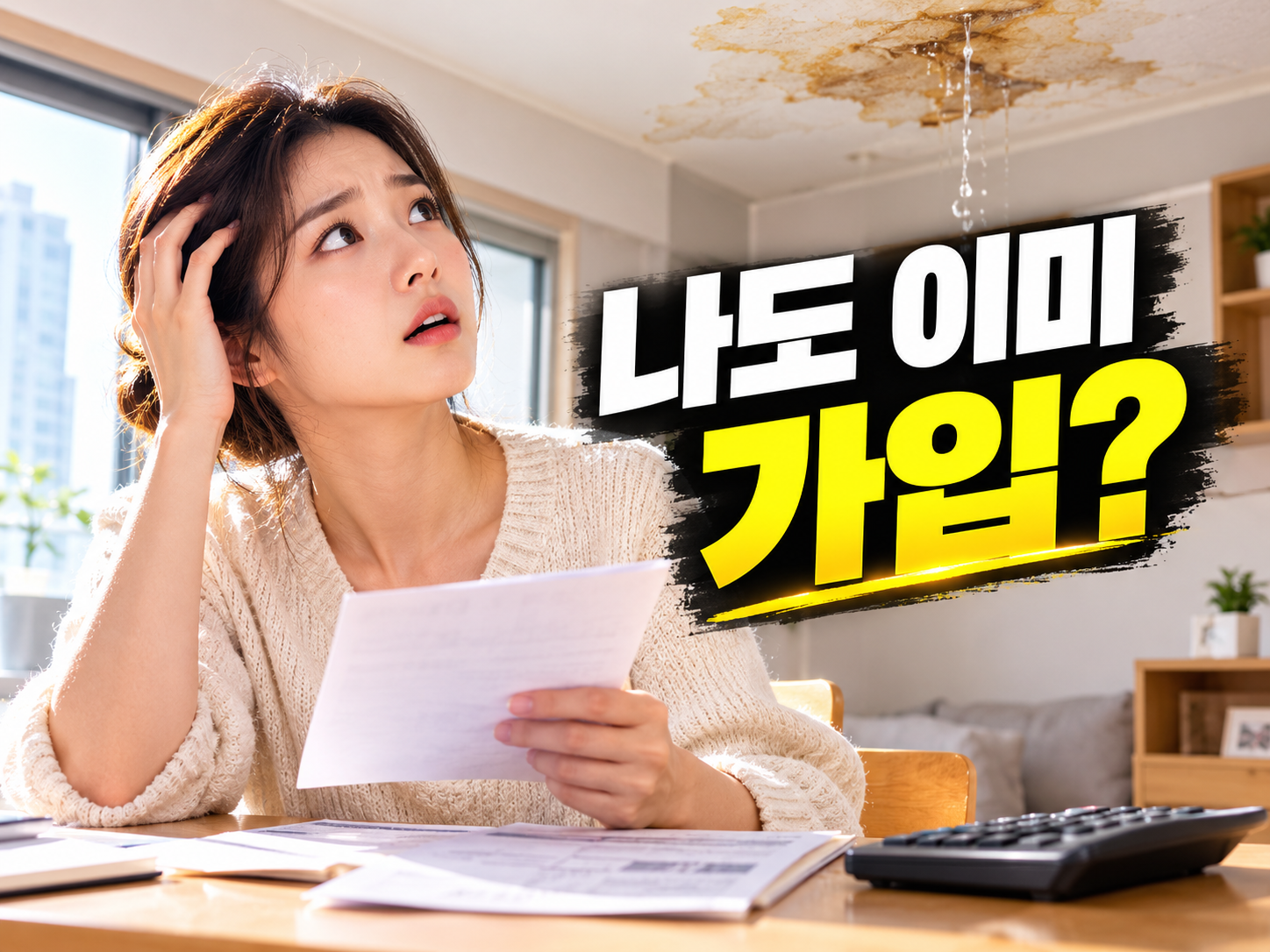 일상생활배상책임보험 — 누수·자녀 사고 보상, 이미 가입됐을