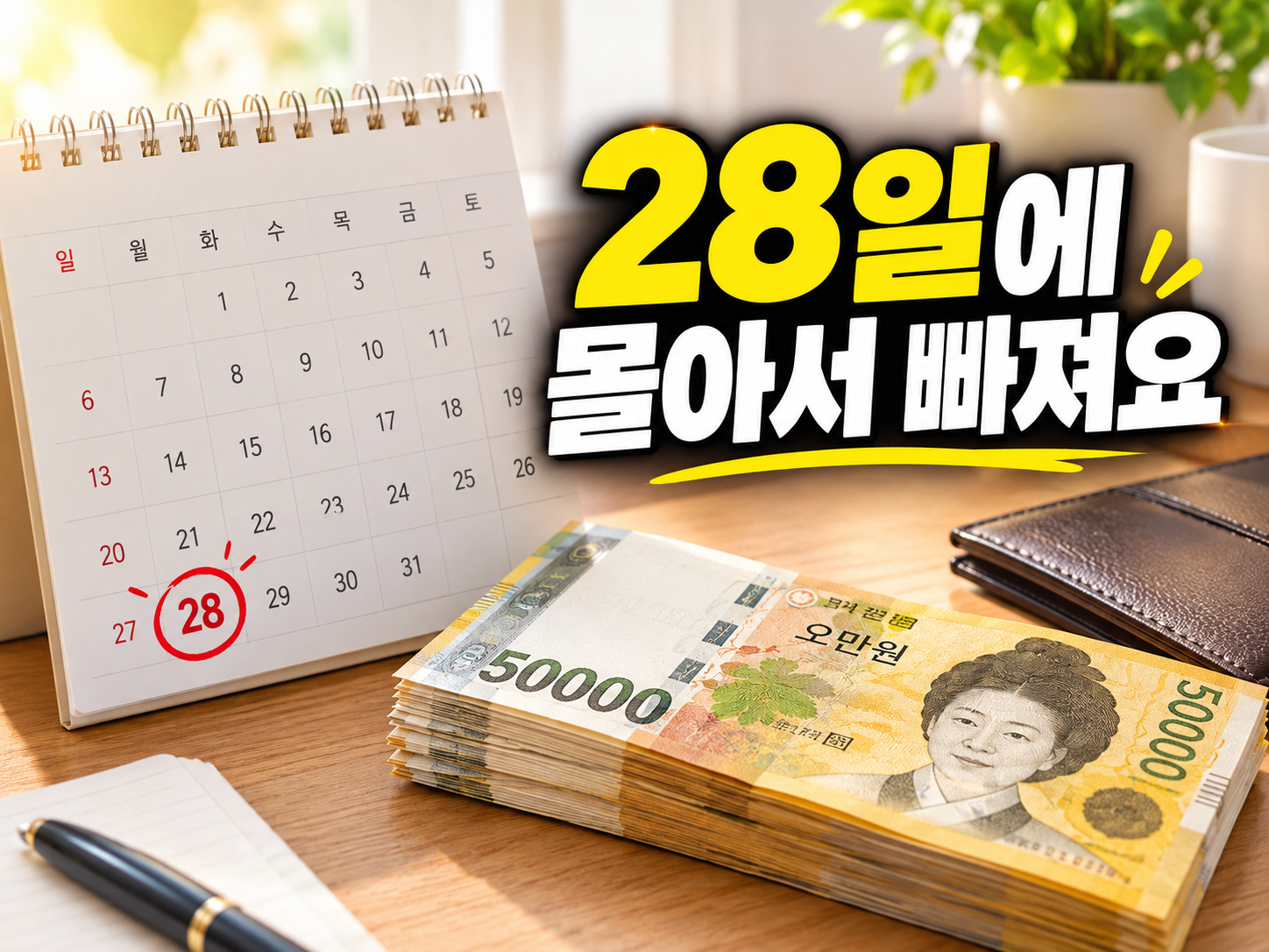 추석 연휴 카드값·대출 언제 빠지나 — 28일 몰리는 함정