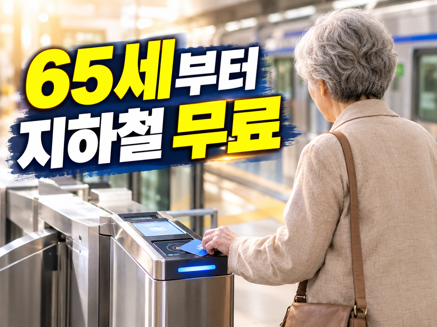 경로우대 65세 혜택 2026 — 지하철 무료·기차 30% 할