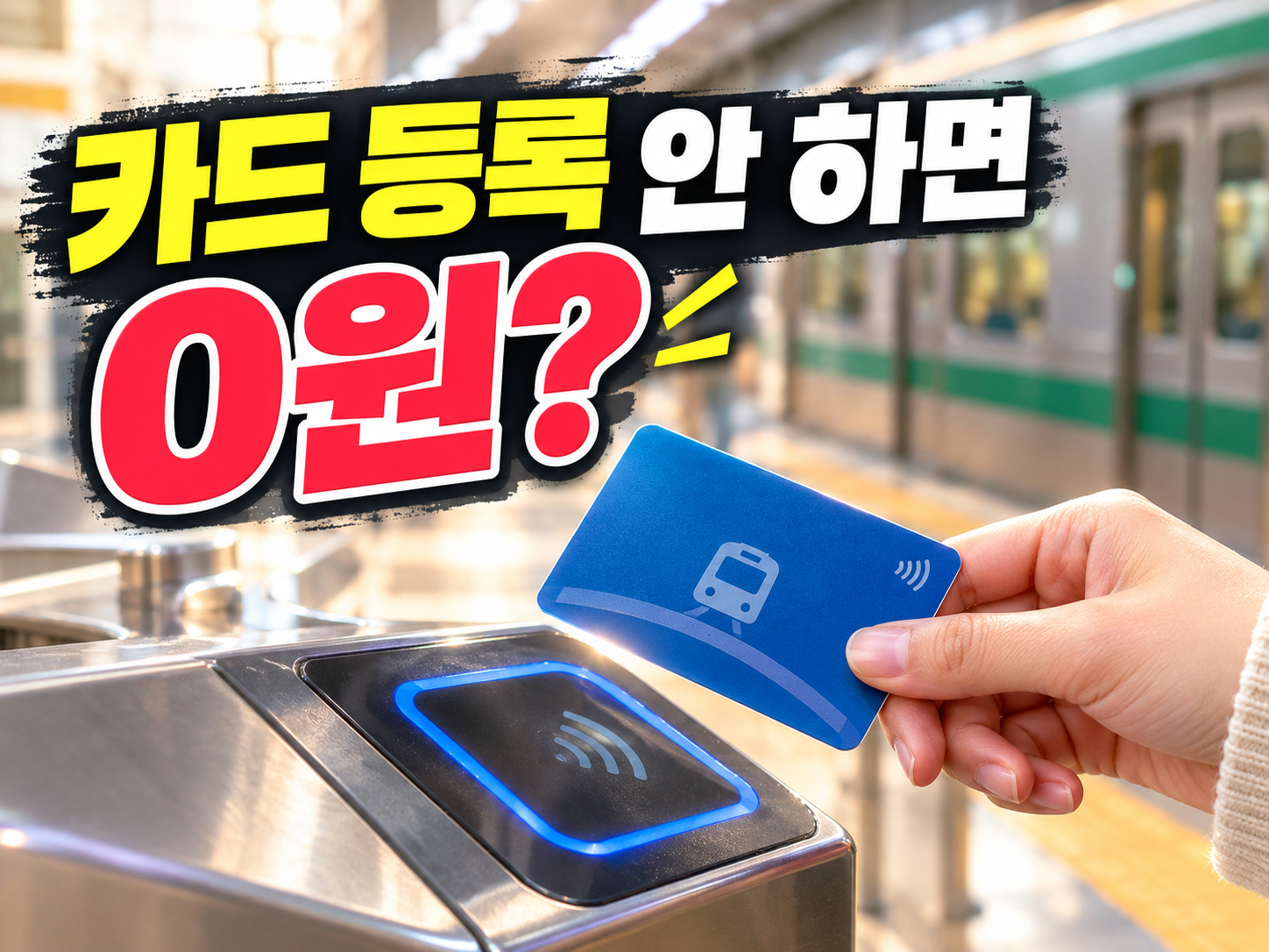 기후동행카드 종료 후 환급 계산법, 등록 안 하면 0원