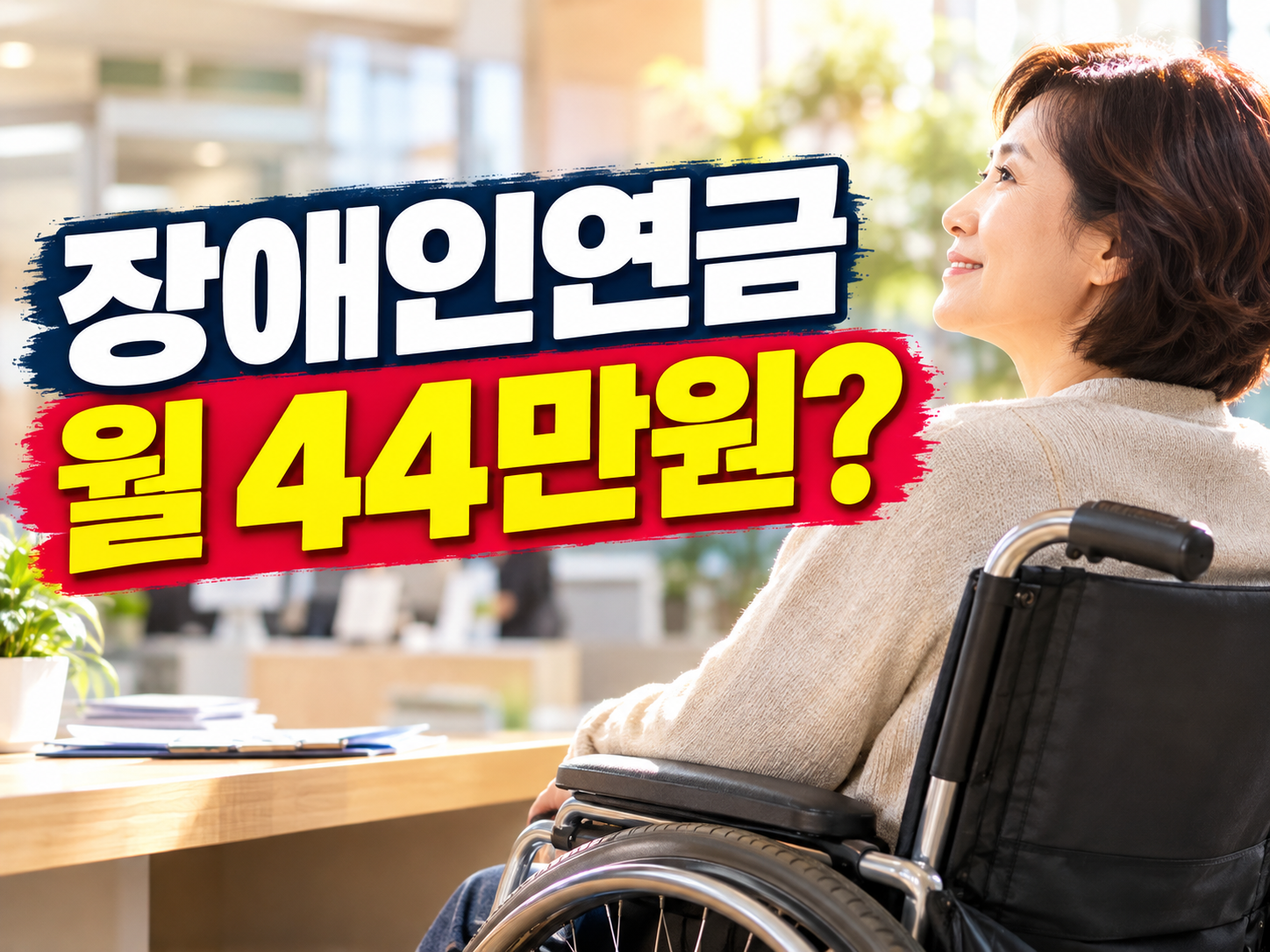 장애인연금 2026 — 월 최대 43만 9,700원, 장애수당