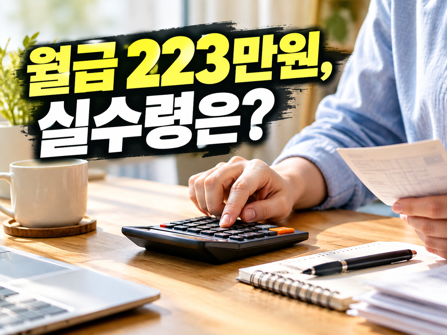 2027년 최저임금 10,700원, 월급 223만원이면 실수령