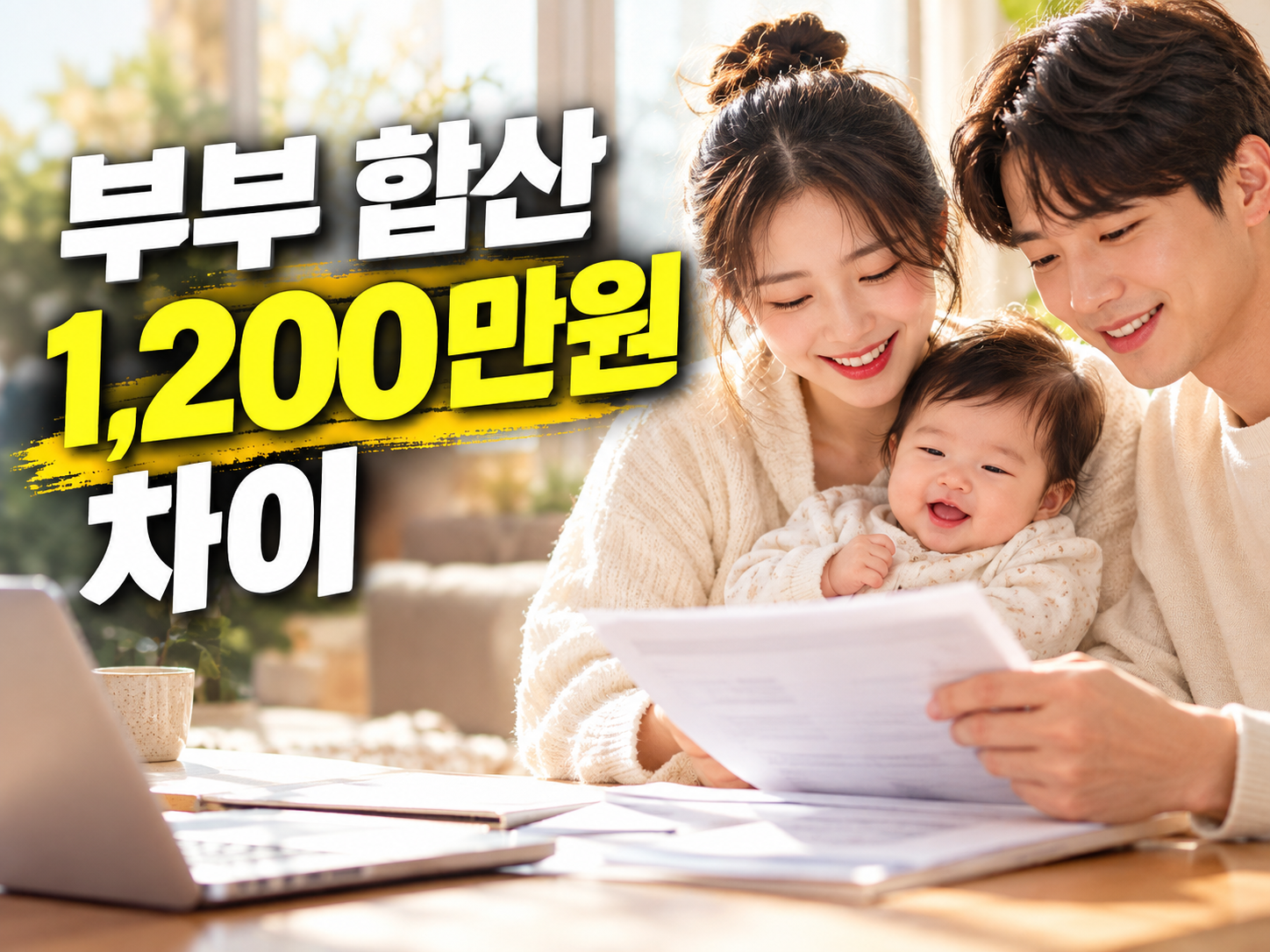 부부 둘 다 육아휴직하면 첫 6개월에 1,200만원 더 나옵니