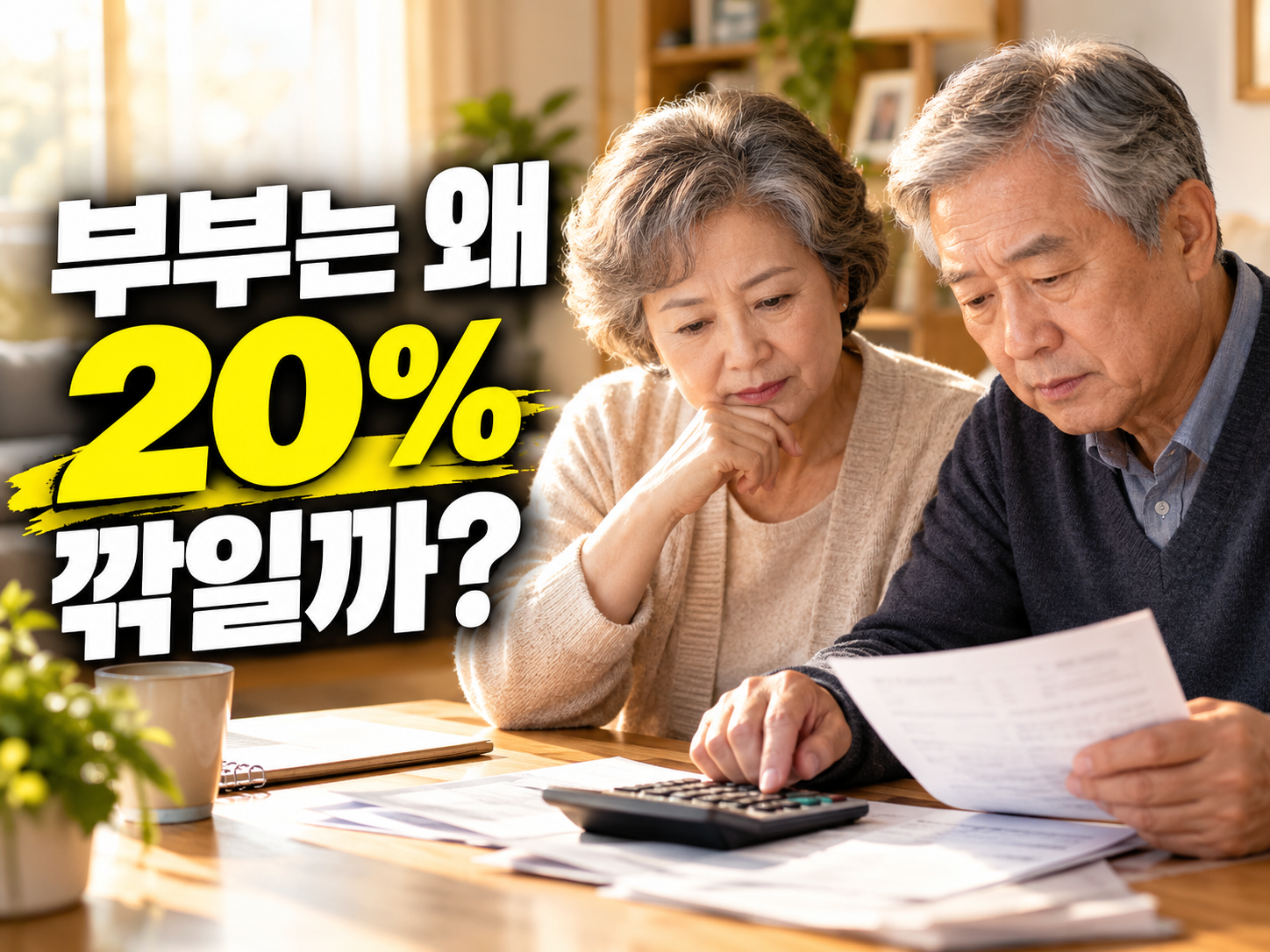부부가 같이 받으면 기초연금은 얼마나 깎일까