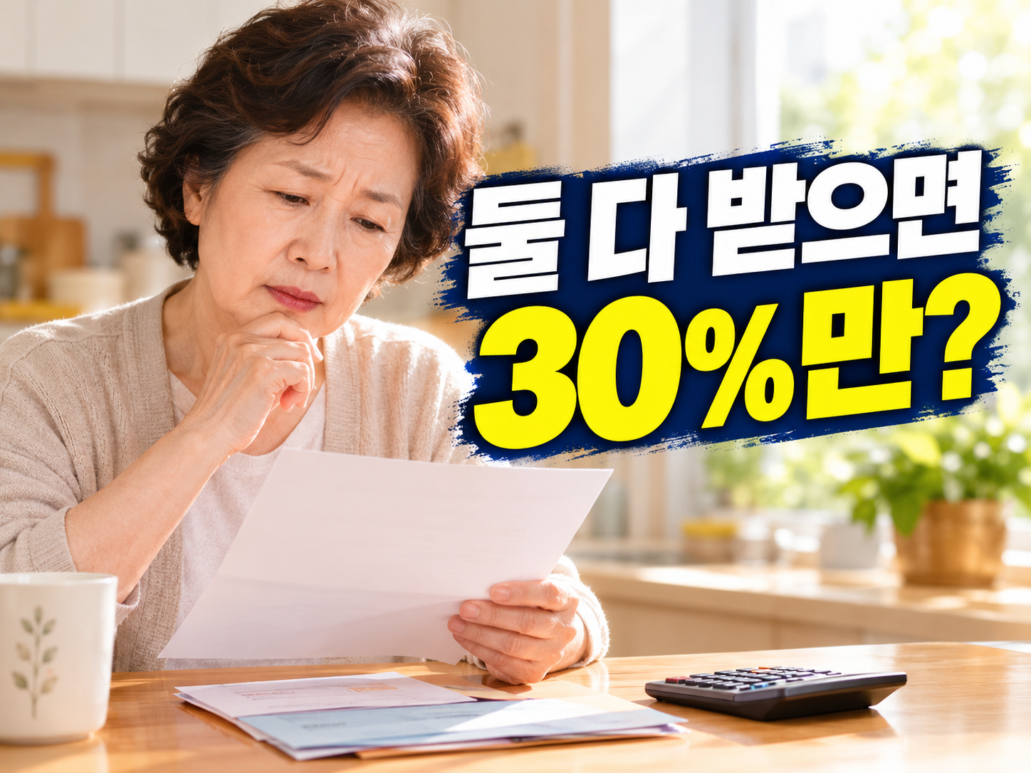 내 국민연금도 있는데 유족연금은 따로 못 받나? 고르는 계산