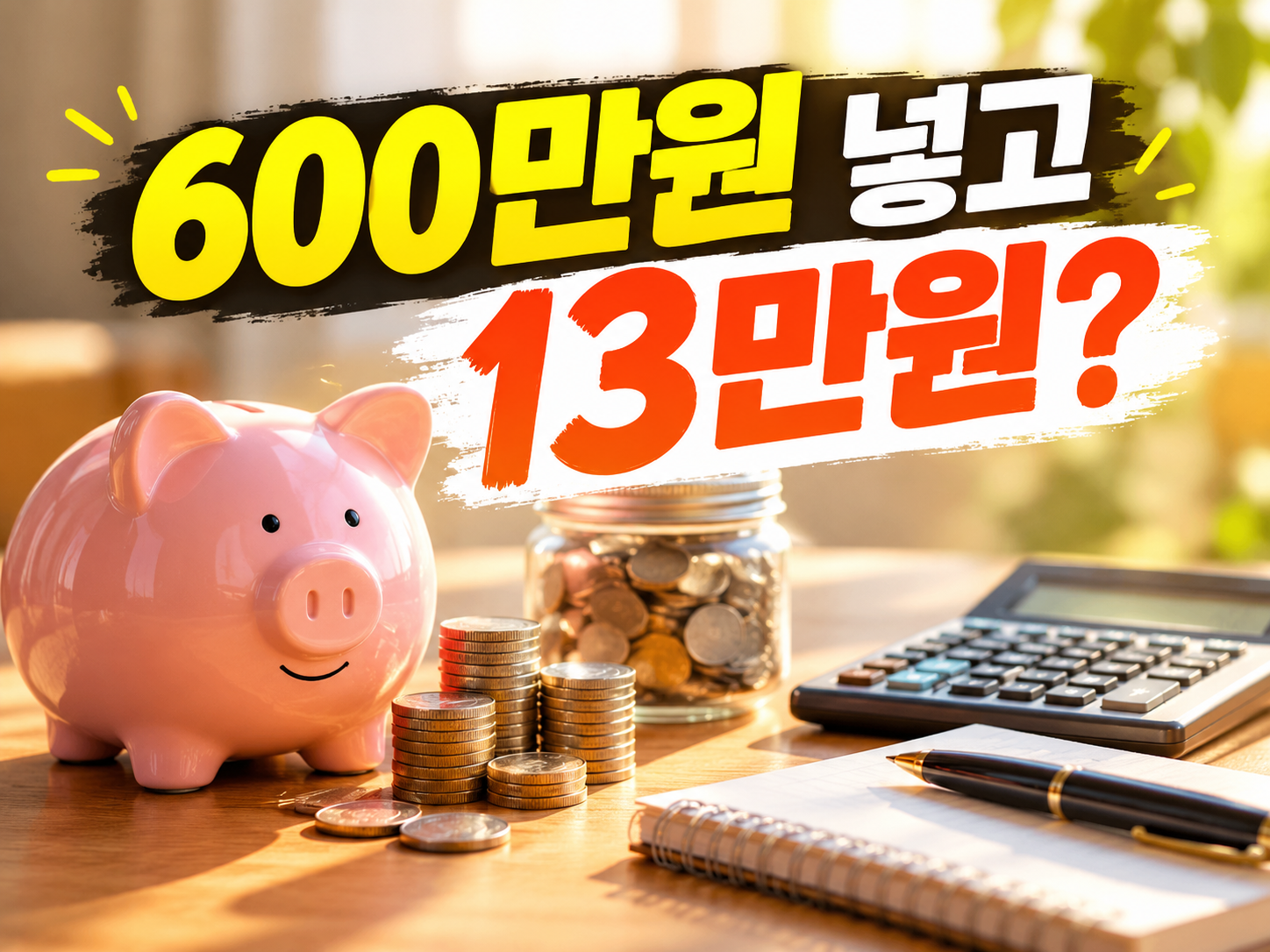 적금 금리 4%인데 이자는 왜 13만원일까, 월 50만원 1년
