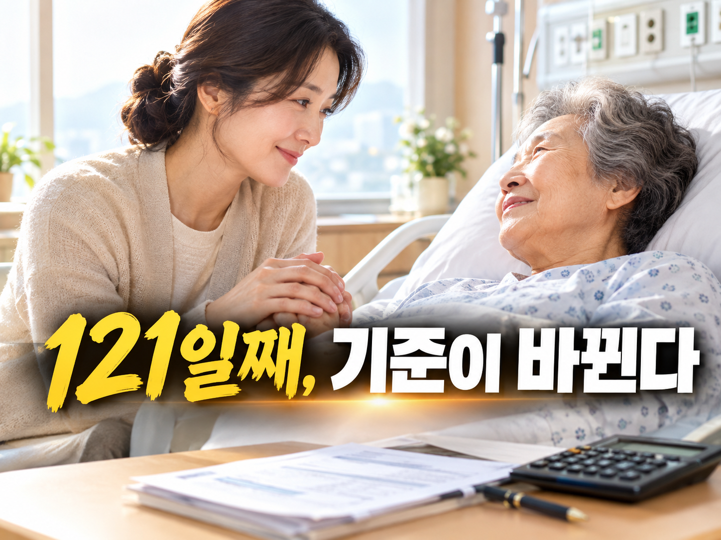 부모님이 요양병원에 계신다면, 입원 120일째부터 달라지는 환