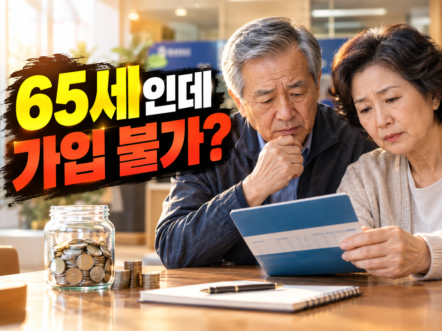 만 65세인데 비과세종합저축이 막혔다면? 기초연금 수급자만 되