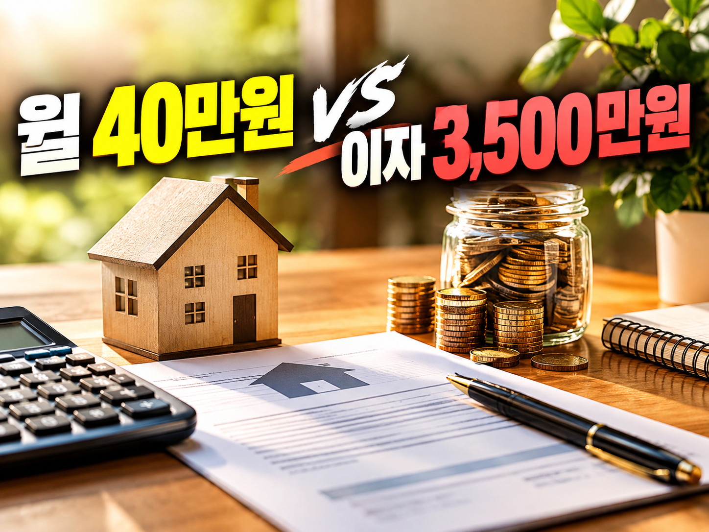 같은 3억 대출인데 이자가 3,500만원 차이 나는 상환방식