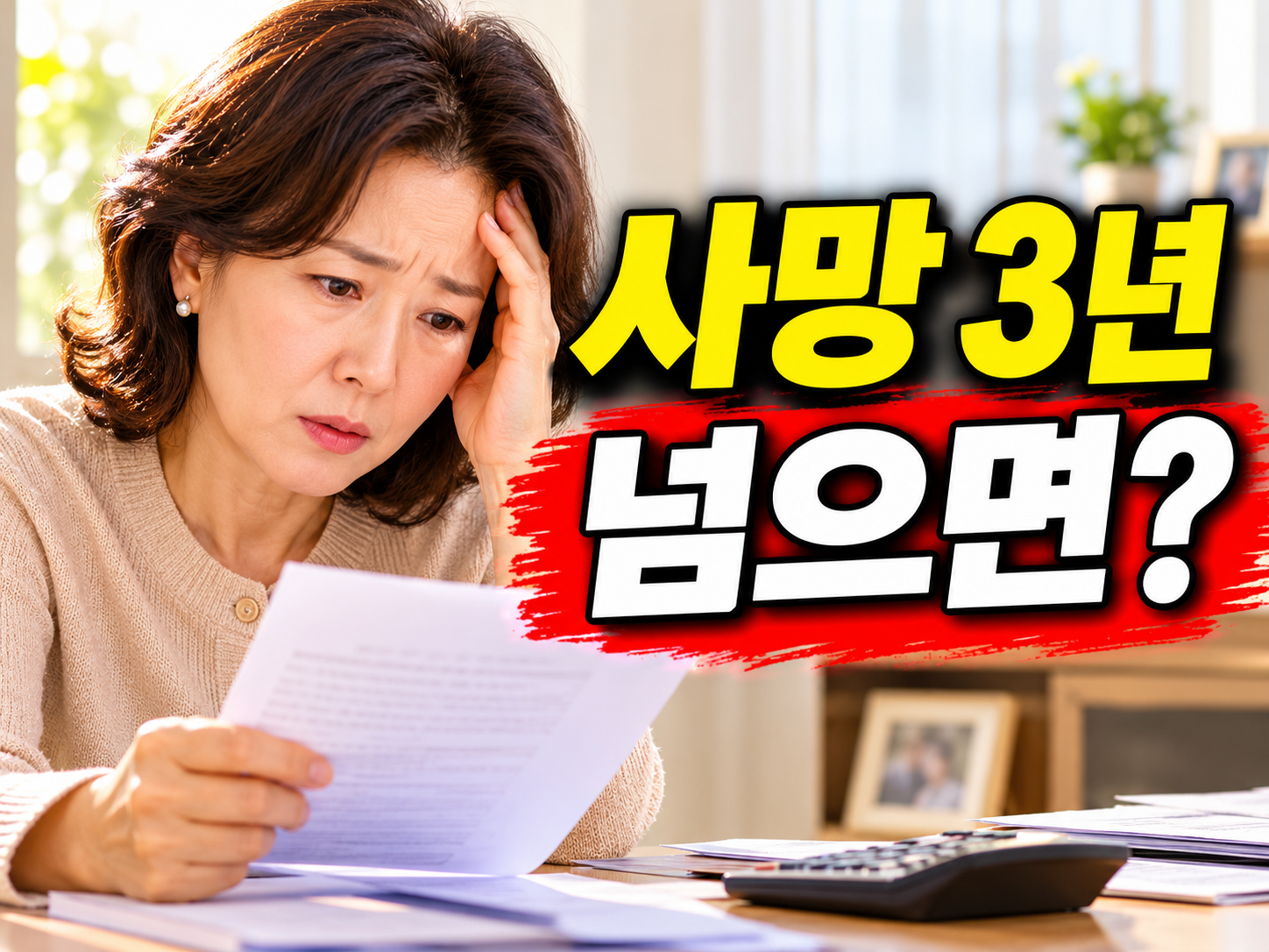 부모님 떠나신 지 3년이 다 돼 간다면, 보험금부터 확인하세요