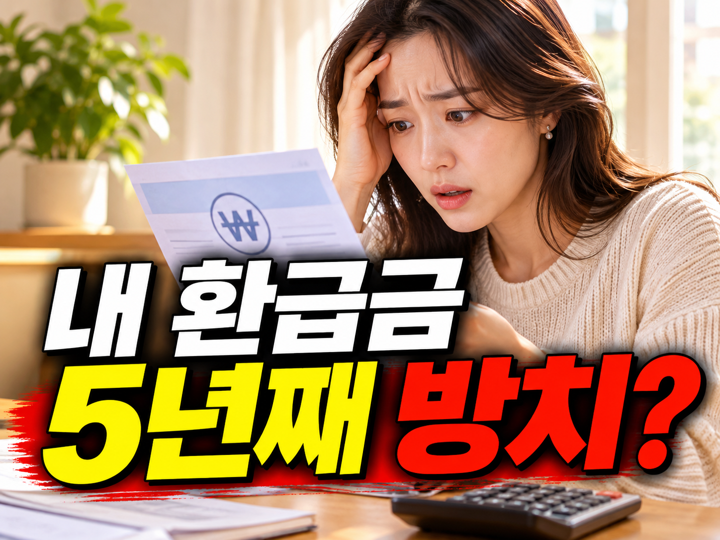 세무서가 돌려주려던 세금, 계좌가 틀려 5년째 묵고 있다면